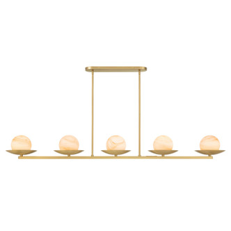 Olenne Five Light Linear Chandelier (10387-732)