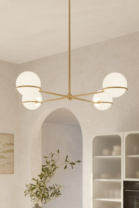 Orstyn Four Light Chandelier (12505-732)