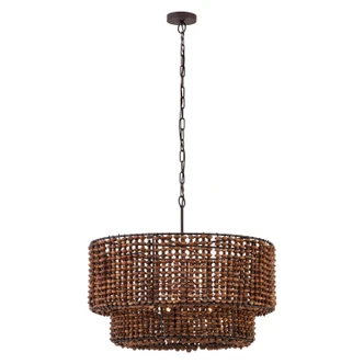 Beaudelle Five Light Pendant (12955-860)
