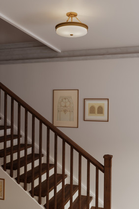 Halora Three Light Semi-Flush Mount (14086-732)