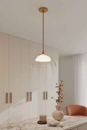 Halwynd LED Convertible Pendant/Semi-Flush (2036-732-L)
