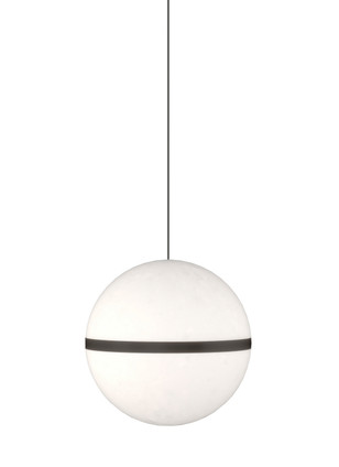 Visual Comfort Modern - 700MPHNEB - One Light Pendant - Hanea - Nightshade Black