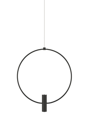 Visual Comfort Modern - 700MPLAY13B-LED930 - LED Pendant - Layla - Nightshade Black