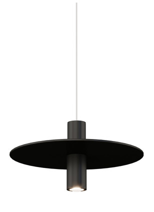 Visual Comfort Modern - 700MPPNTB-LED930 - LED Pendant - Ponte - Nightshade Black