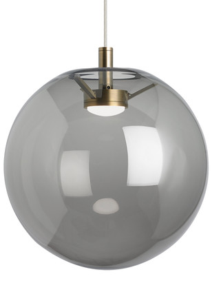 Visual Comfort Modern - 700TDPLNPKR-LEDWD - LED Pendant - Palona - Aged Brass