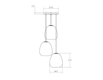 Mela LED Pendant (3074.25)