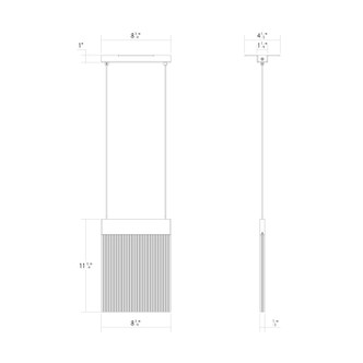 V Panels LED Pendant (3090.01)