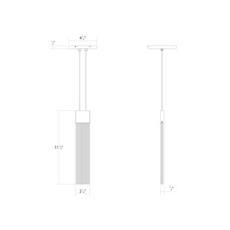 V Panels LED Pendant (3091.01)