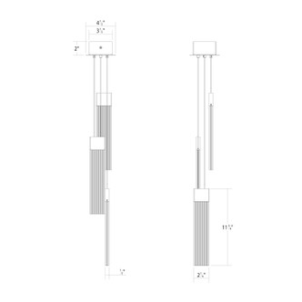 V Panels LED Pendant (3093.01)