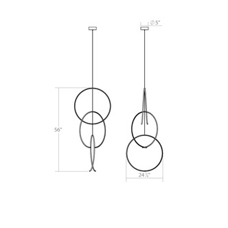 Torc LED Pendant (3153.25)