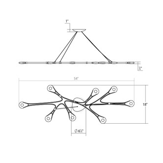 Abstraction LED Pendant (3272.16)