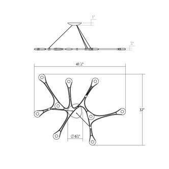 Abstraction LED Pendant (3274.03)