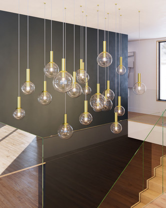 Bubbles One Light Pendant (3760.38)