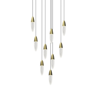 Sonneman - 4163.38 - LED Pendant - Sultana - Satin Brass