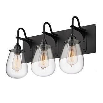 Sonneman - 4288.25 - Three Light Bath Bar - Chelsea - Satin Black