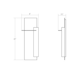 Backgate LED Wall Sconce (7434.98-WL)