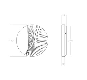 Dotwave LED Wall Sconce (7452.98-WL)