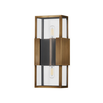 Troy Lighting - B2913-PBR - Two Light Outdoor Wall Sconce - Santa Clara - Patina Brass