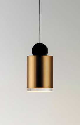 Nob LED Pendant (E20862-75BKGLD)