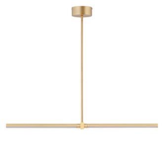 ET2 - E21355-GLD - LED Linear Pendant - Dorian - Gold