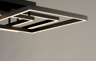 Traverse LED LED Flush / Wall Mount (E21519-BK)