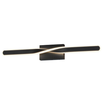 ET2 - E24153-BK - LED Bath Vanity - Pirouette - Bath Vanity - Black