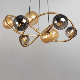 Planetary LED Chandelier (E24188-148GLD)