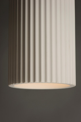 Pleat LED Pendant (E25038-WTBK)