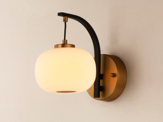 Soji LED Wall Sconce (E25062-92BKGLD)