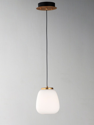 ET2 - E25063-92BKGLD - LED Pendant - Soji - Black / Gold