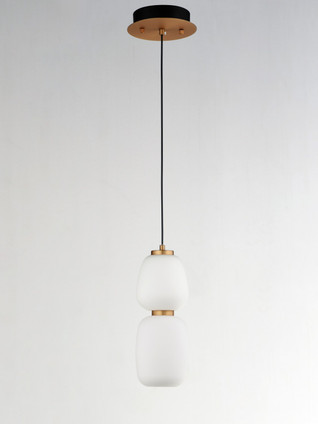 Soji LED Pendant (E25066-92BKGLD)