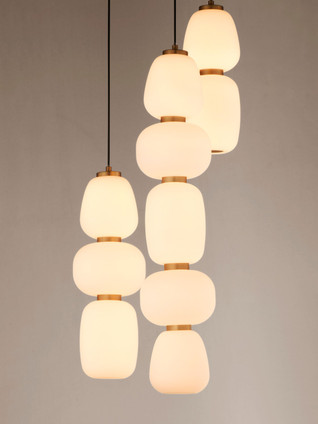 Soji LED Pendant (E25069-92BKGLD)