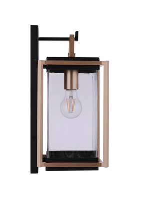 Metalwork One Light Outdoor Wall Lantern (ZA6504-MNSB)