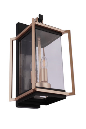 Metalwork Three Light Outdoor Wall Lantern (ZA6514-MNSB)