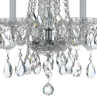 Traditional Crystal Five Light Mini Chandelier (1061-CH-CL-MWP)