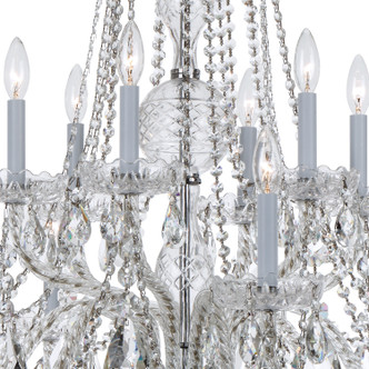 Traditional Crystal 12 Light Chandelier (1112-CH-CL-MWP)