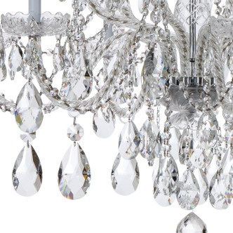 Traditional Crystal 12 Light Chandelier (1112-CH-CL-S)