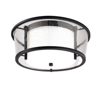 Troy Lighting - C1350-TBK - Two Light Flush Mount - Bennington - Texture Black