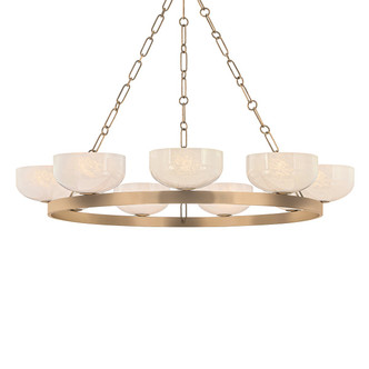 Troy Lighting - F1345-PBR - Nine Light Chandelier - Caelum - Patina Brass