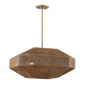 Laken Four Light Chandelier (F3624-PBR)