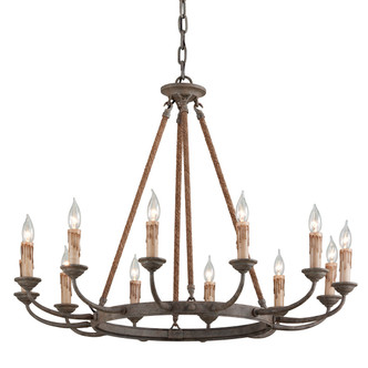 Troy Lighting - F6117-EB - 12 Light Chandelier - Cyrano - Earthern Bronze