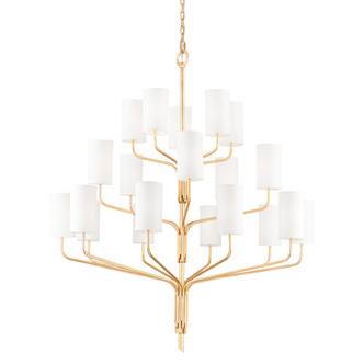Troy Lighting - F61620-GL - 20 Light Chandelier - Juniper - Gold Leaf