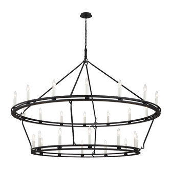 Troy Lighting - F6235-TBK - 28 Light Chandelier - Sutton - Texture Black