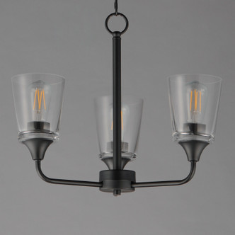 Hudson Three Light Chandelier (12873CLBK)