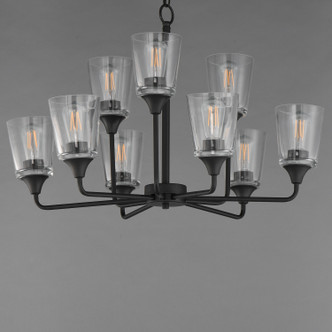 Hudson Nine Light Chandelier (12879CLBK)
