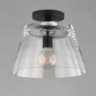 Hudson One Light Pendant (12880CLBK)