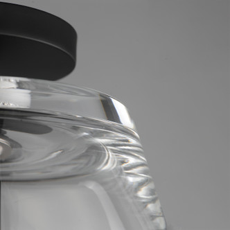 Hudson One Light Pendant (12880CLBK)