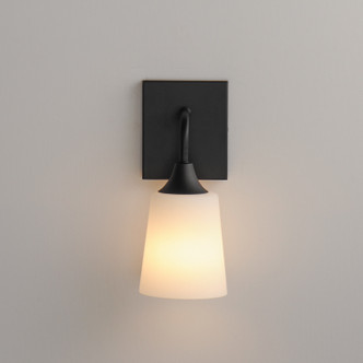 Hudson One Light Wall Sconce (12881SWBK)