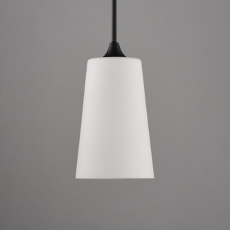Hudson One Light Pendant (12886SWBK)