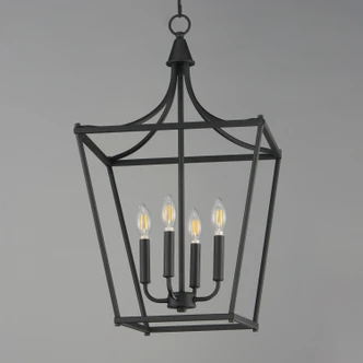 Clifton Four Light Pendant (25314BK)